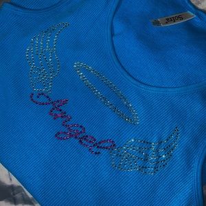 ✨ Angel Rhinestone Tank Top✨
